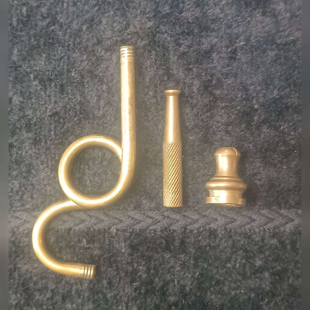 Vintage brass plumbers smoking pipe