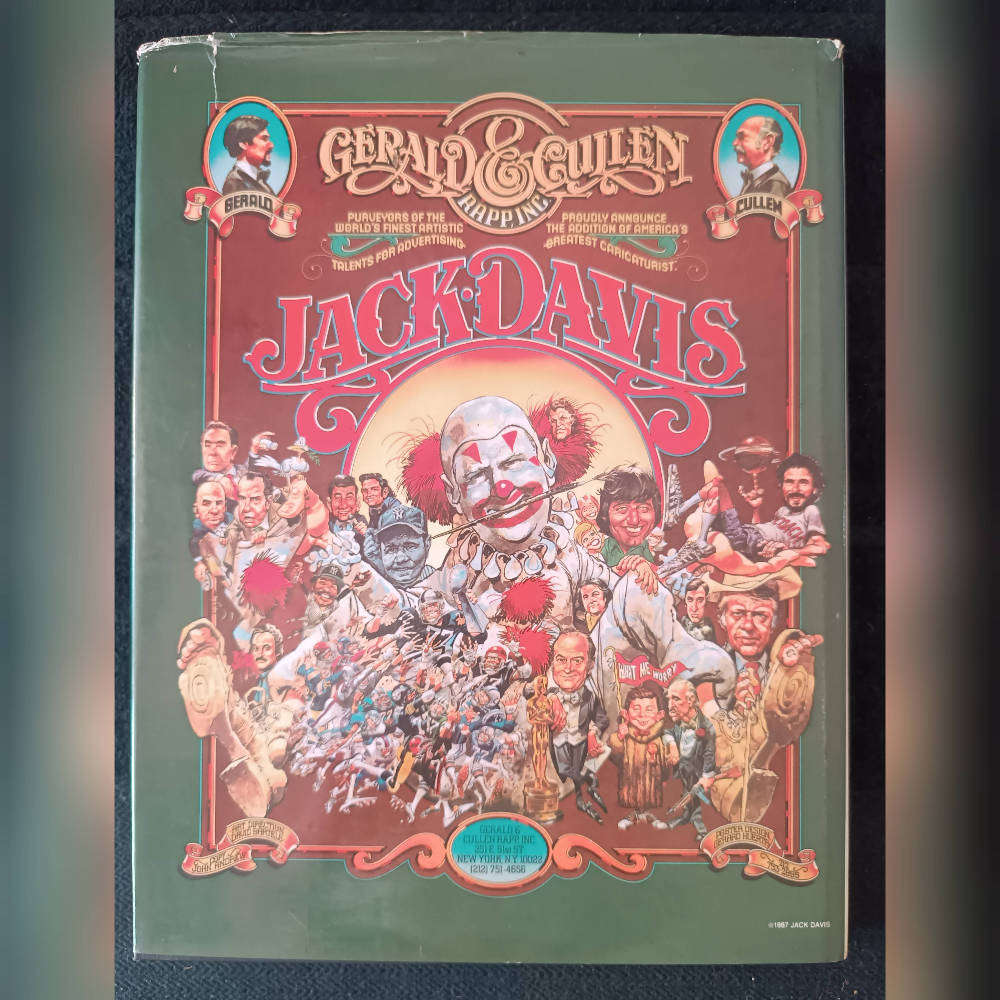 MAD Magazine Art of Jack Davis by Hank Harrison large hardcover coffee table book with dust cover