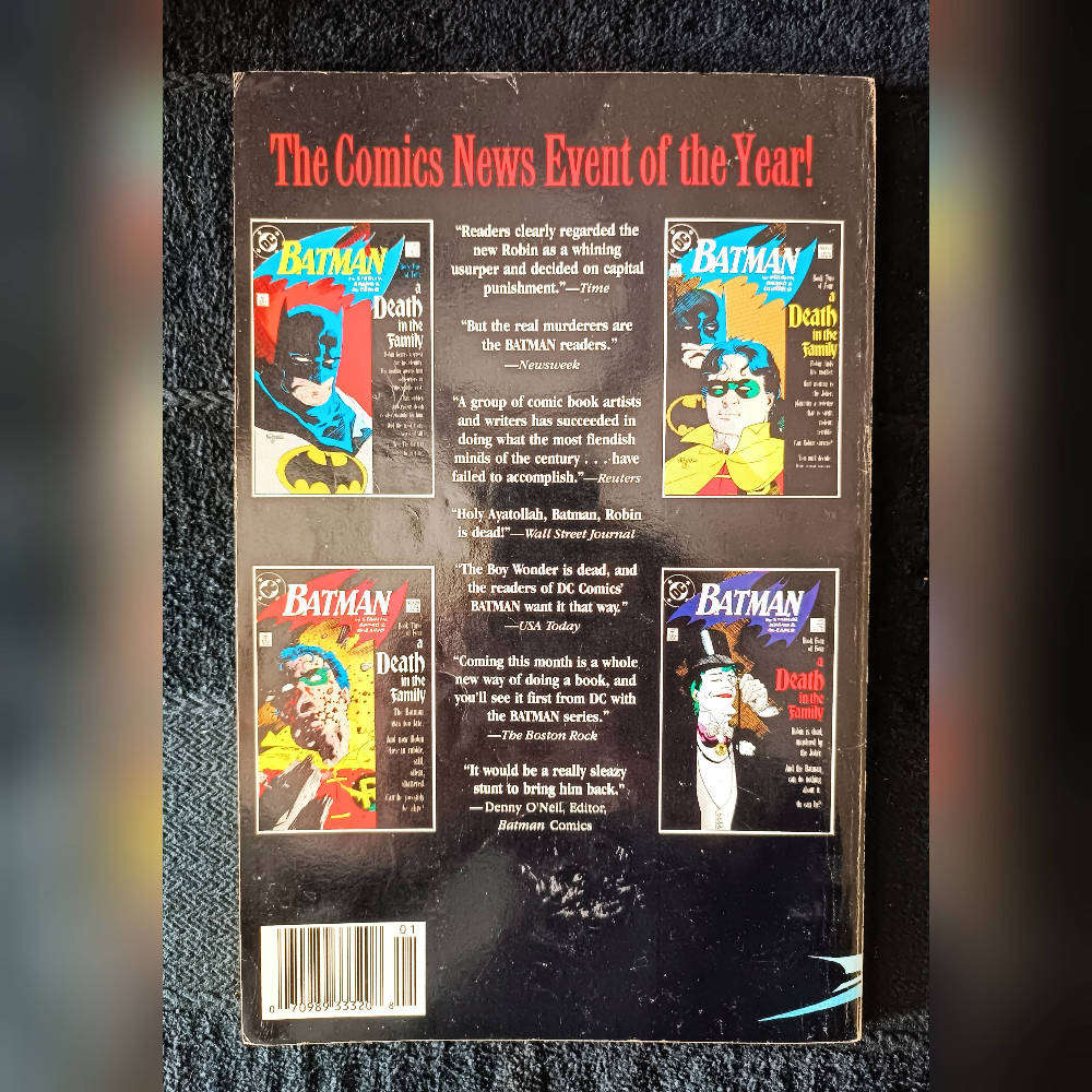 Batman comic death in the family 1988 collectors piece