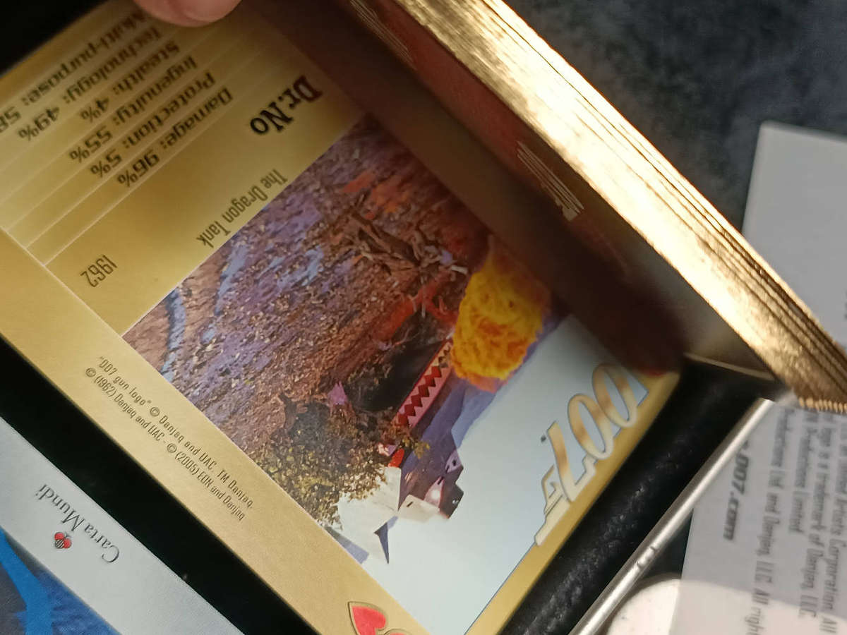 007 limited edition playing cards double pack collectors tin