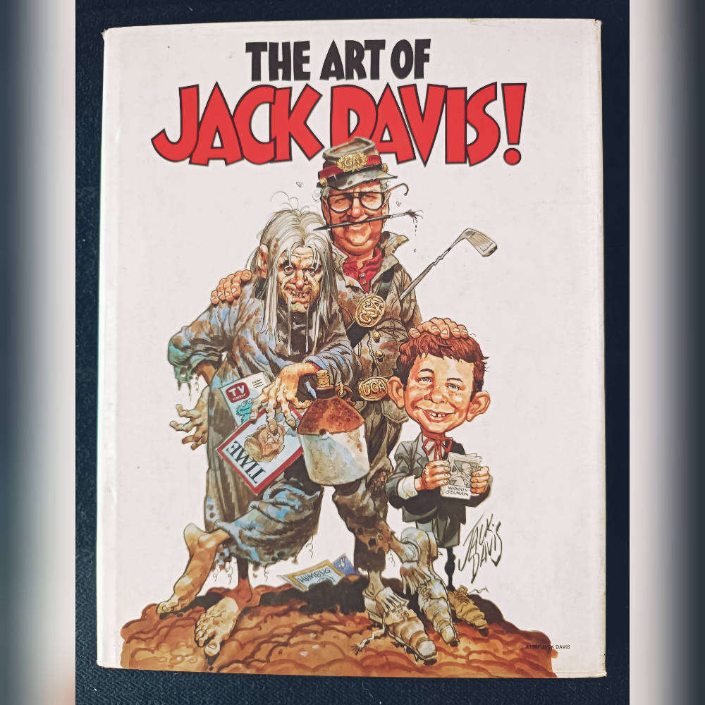 MAD Magazine Art of Jack Davis by Hank Harrison large hardcover coffee table book with dust cover