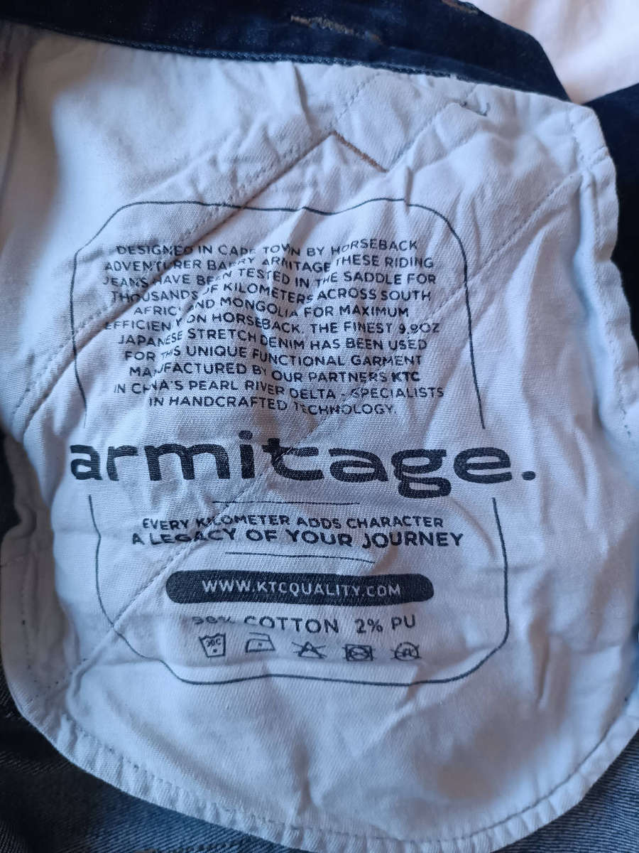 Armitage hand made jeans size 34 slim fit