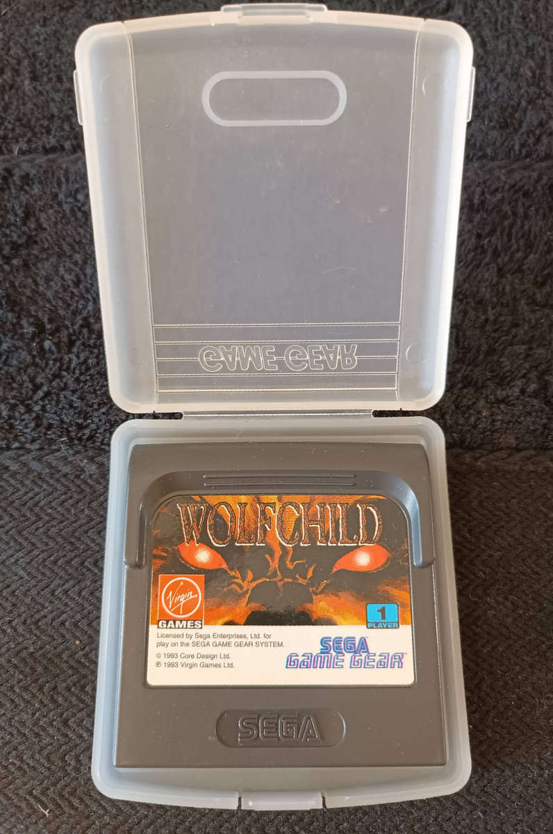 Sega game gear 'wolfchild' PAL 1993 cartridge only