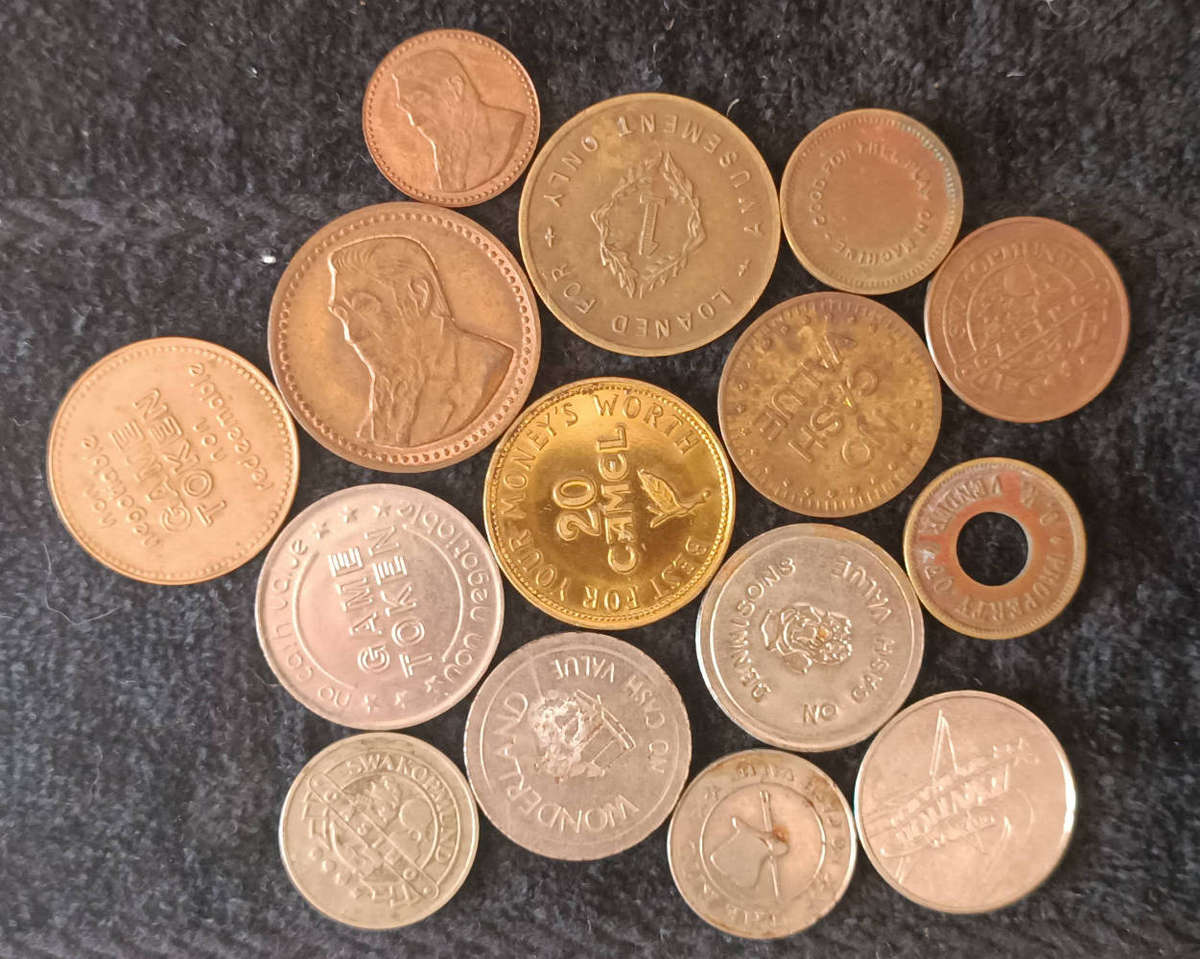 Exonumia a collection of tokens