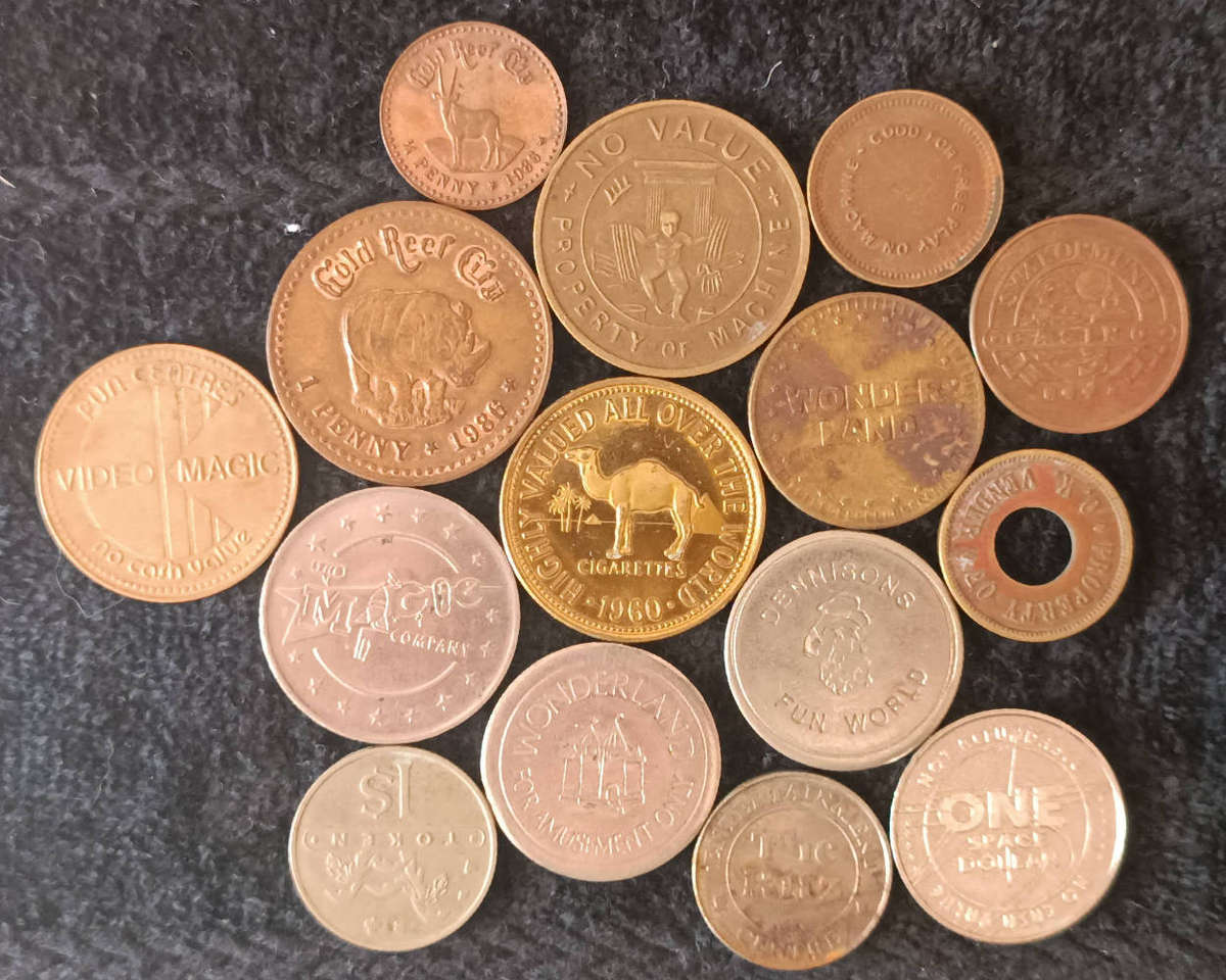 Exonumia a collection of tokens