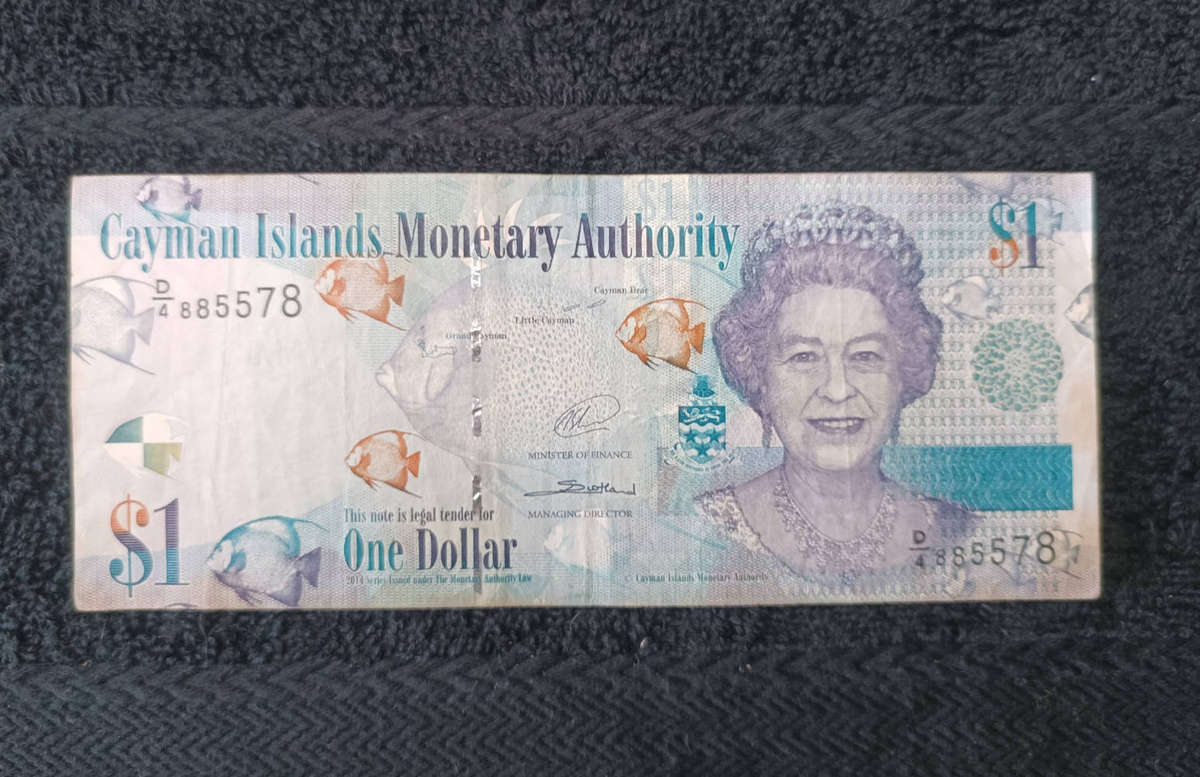 Banknote Cayman islands 1Dollar 2011