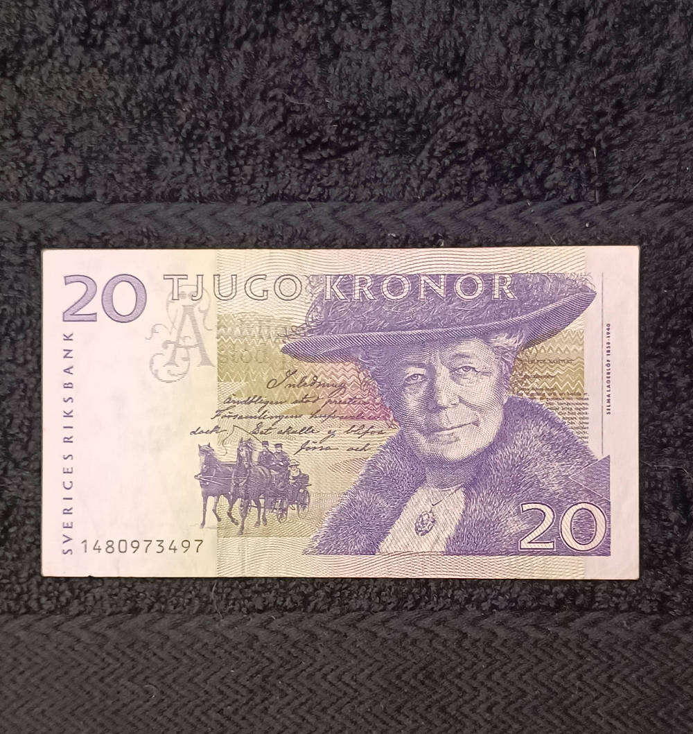 Banknote Swedish 20 kronor 90s