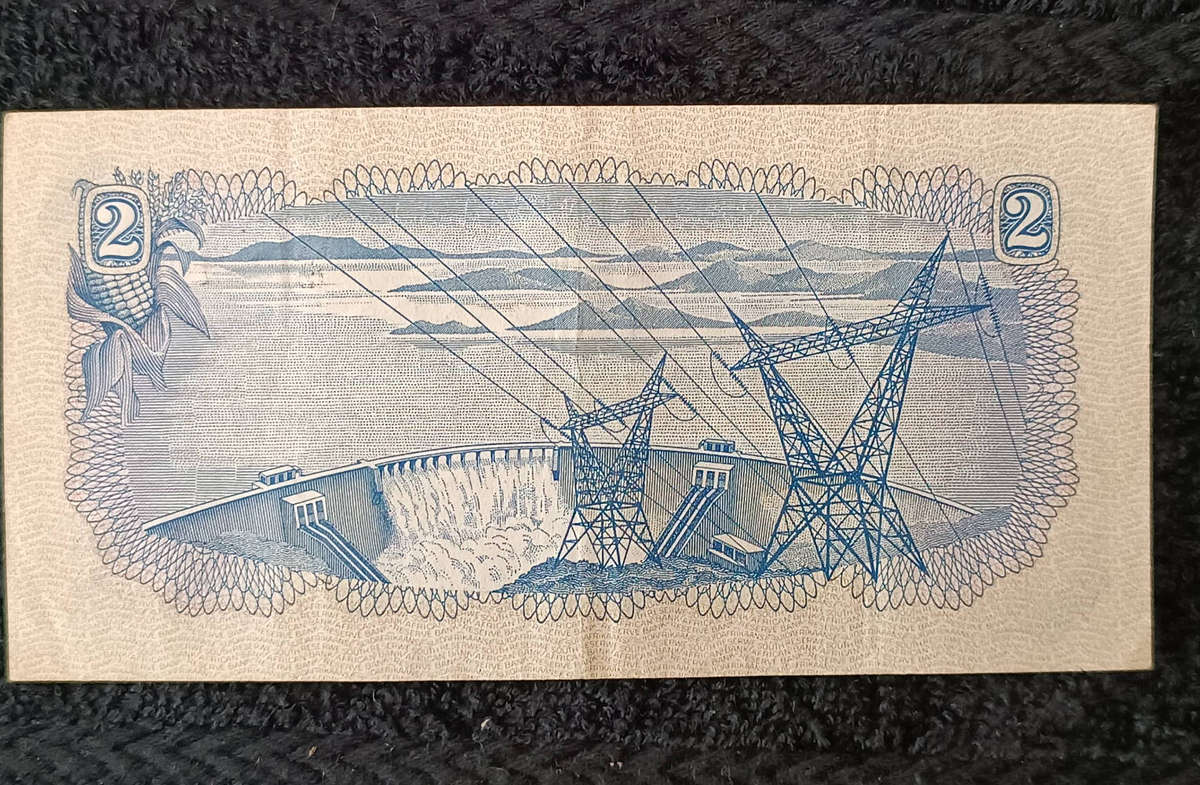 Banknote South Africa two rand 1974