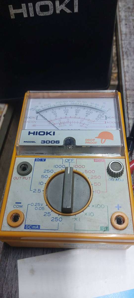 Rare made in japan drop proof multimeter tester