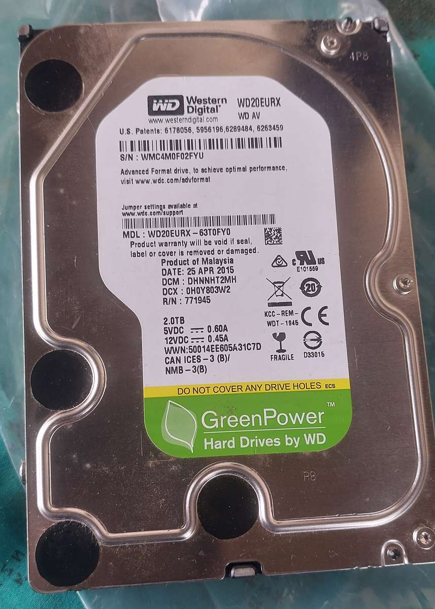 2 TB HARD DRIVE