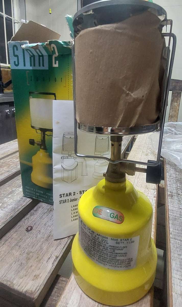 Vintage Italy Gas Lamp Set 1