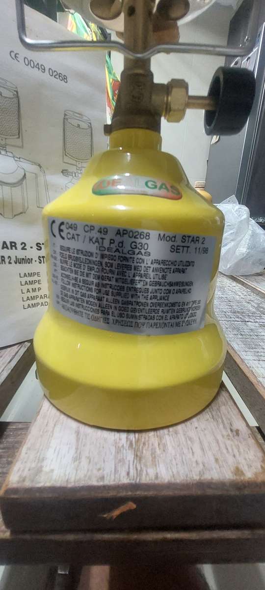 Vintage Italy Gas Lamp Set 1