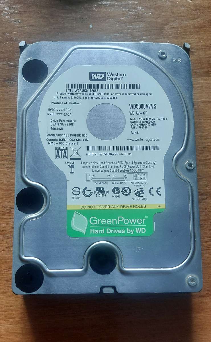 500gb hardrive for desktop