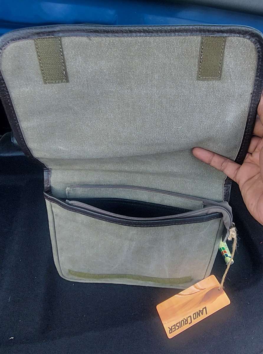 VERY FEW LEFT LANDCRUISER IPAD OR MULTIPURPOSE CANVAS BAG