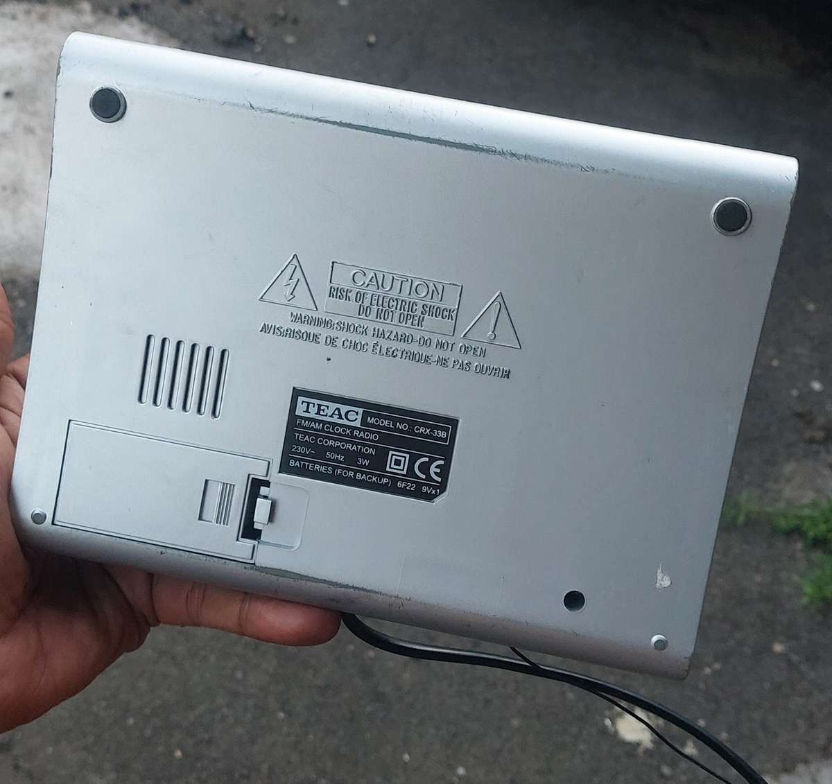 VINTAGE TEAC CLOCK RADIO LIKE NEW WORKS PERFECTLY