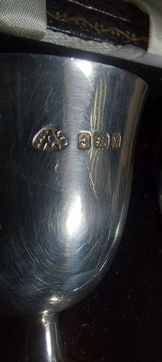 VINTAGE 1920 SOLID SILVER SET