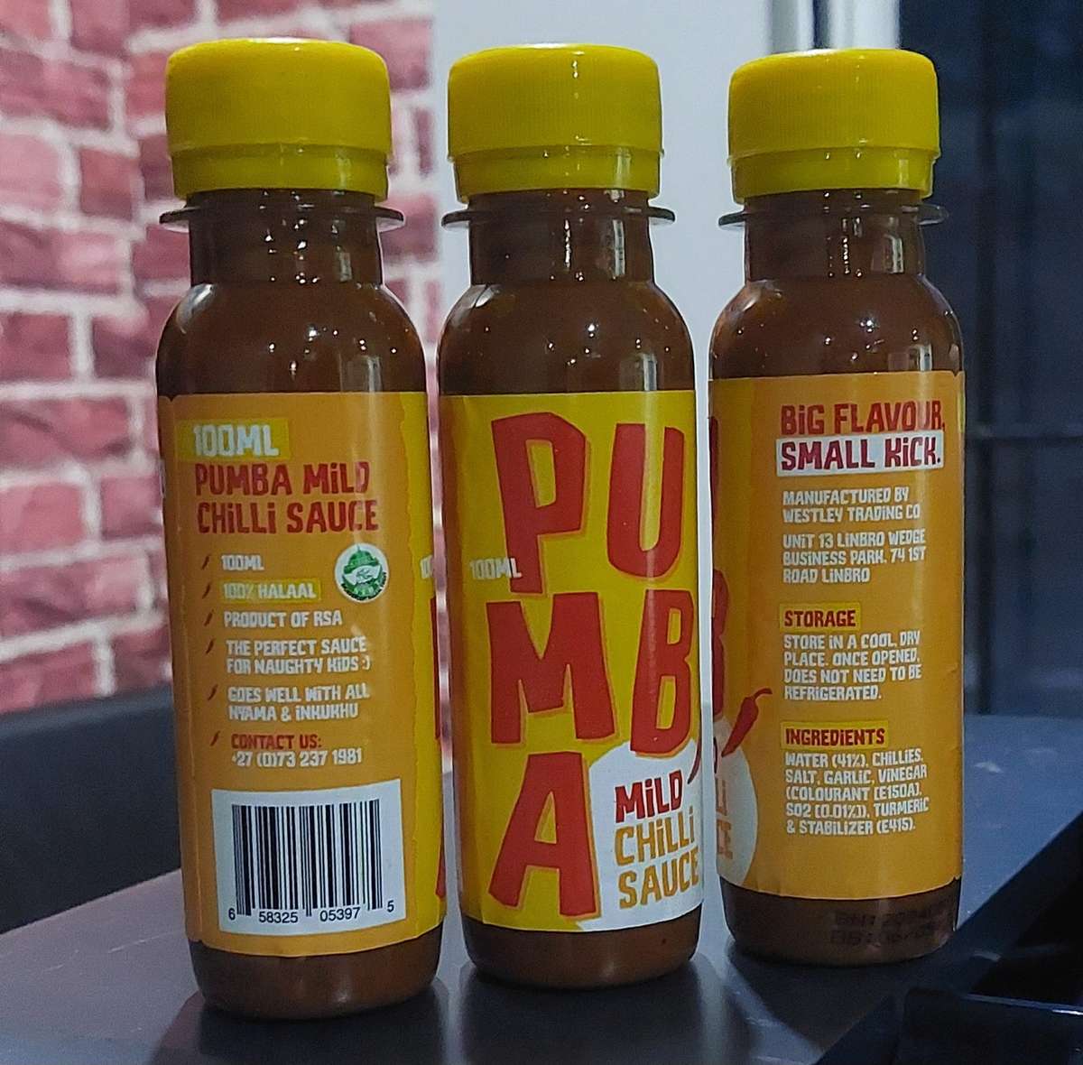 A MUST HAVE PUMBA HOT SAUCE 3 AVAILABLE (MILD) 100ML