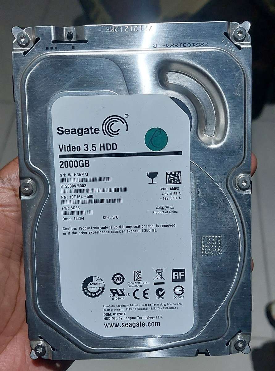 2TB HARD DRIVE