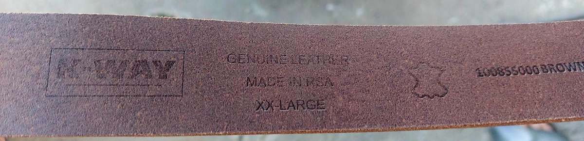 200% GENUINE HAND MADE LEATHER BELTS READ DISCRIPTION