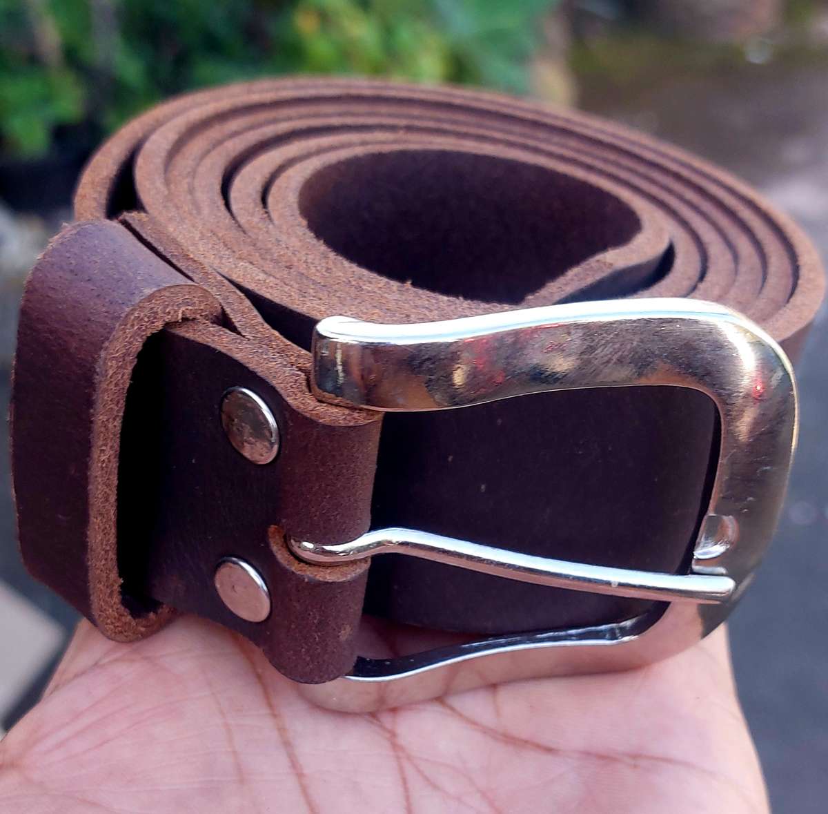 200% GENUINE HAND MADE LEATHER BELTS READ DISCRIPTION