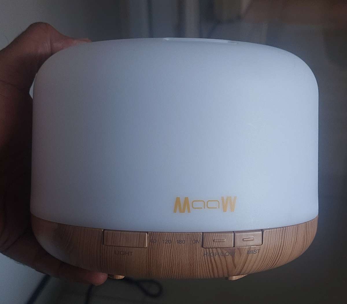MAAW ULTRASONIC AROMA DIFFUSER NO POWER SUPPLY MISLAID LIKE NEW