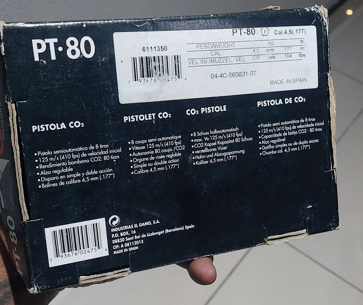 RARE VINTAGE GAMO PT 80 GAS GUN SHOOT BB ROUNDS AND MUSHROOMS PROBABALY NEEDS A SERVICE