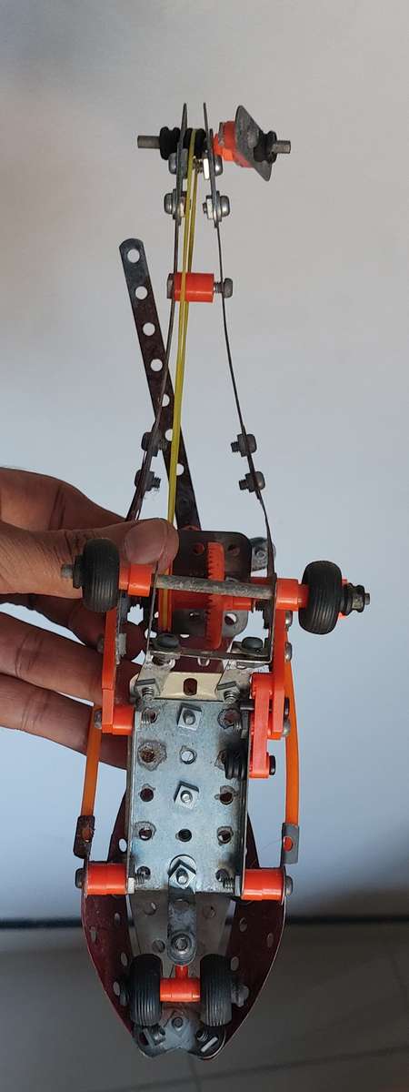 VINTAGE MECHANO HELICOPTER