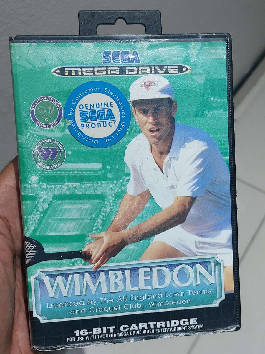 SEGA MEGA DRIVE WIMBLEDON GAME