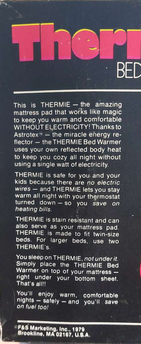 A MUST HAVE THIS WINTER Thermie Bed Warmer Made in the USA