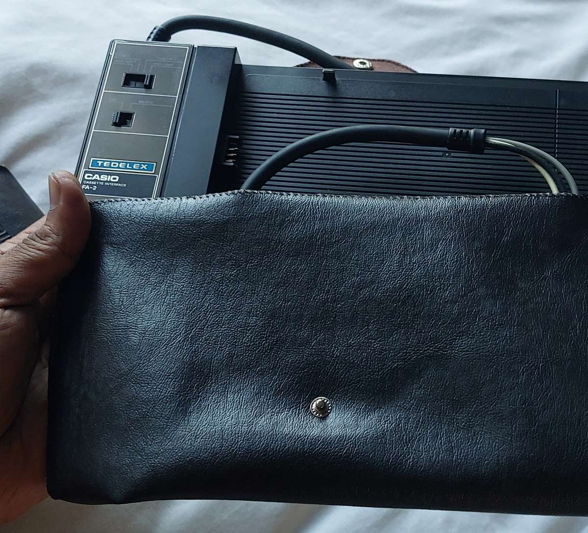 FOR THE COLLECTOR CASSIO BUNDLE FX-702P CALCULATOR AND CASSIO CASSETTE INTERPHASE BOTH WORK TOGETHER