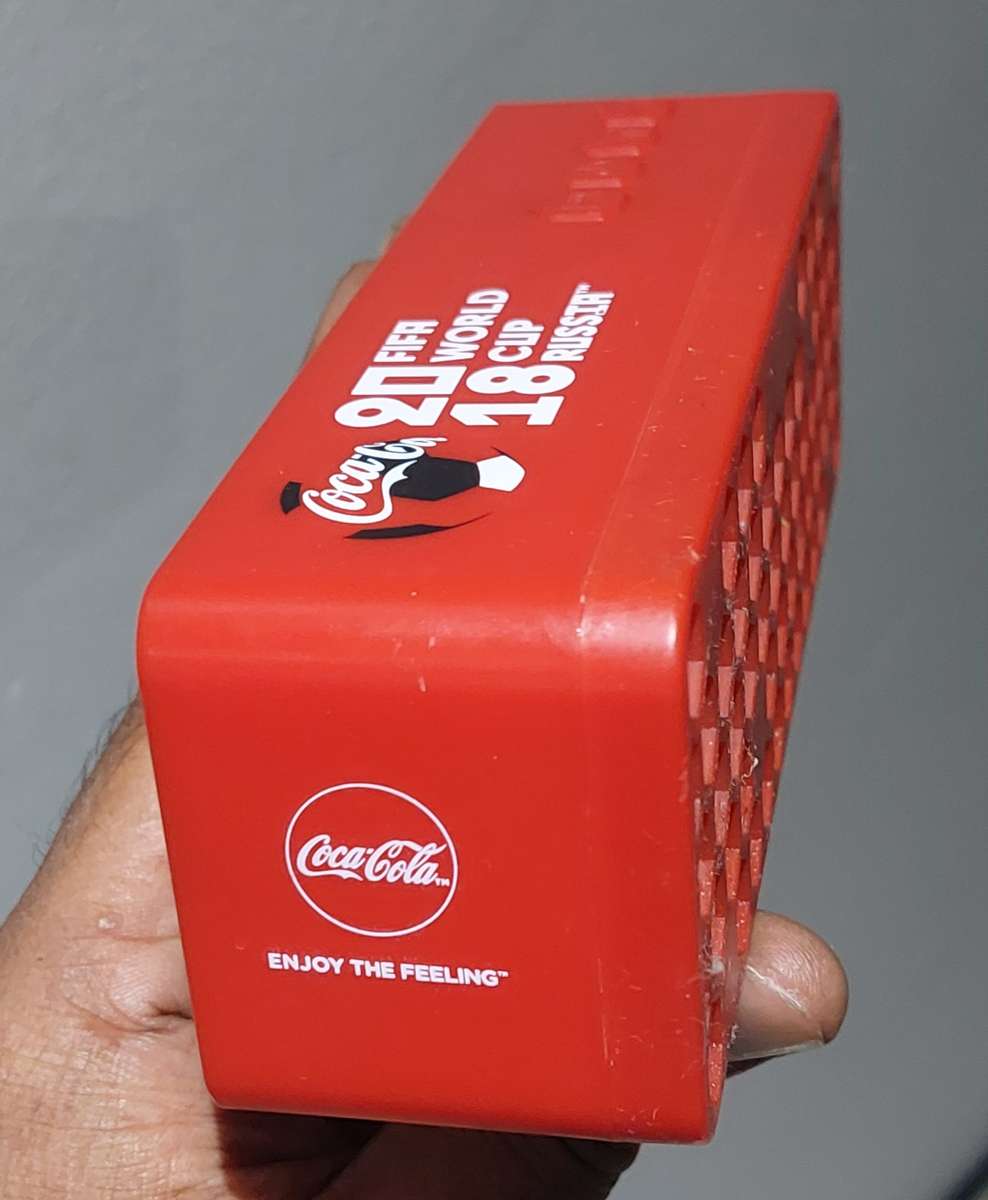 collectable Coca-Cola world cup Bluetooth speaker works 200%