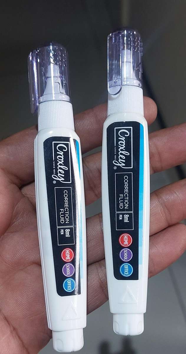 correction pens bid for both (tip-ex)