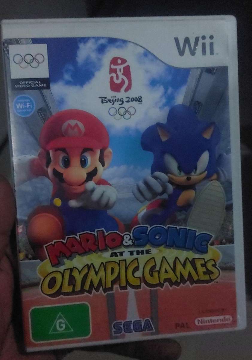 wii mario and sonic at the olympics