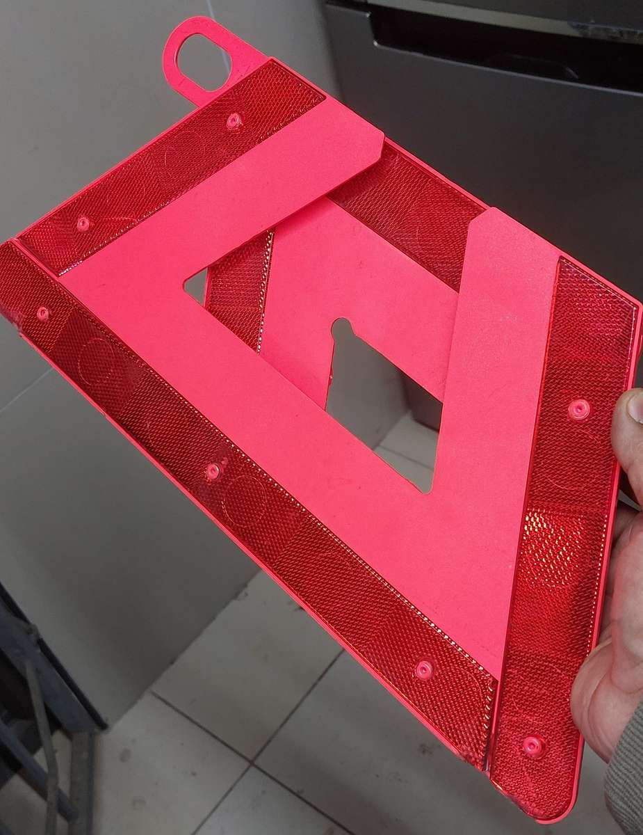 Original s class Mercedes Benz emergency triangle