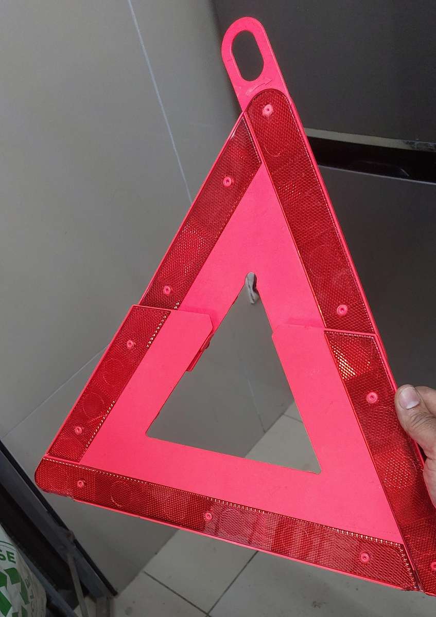Original s class Mercedes Benz emergency triangle