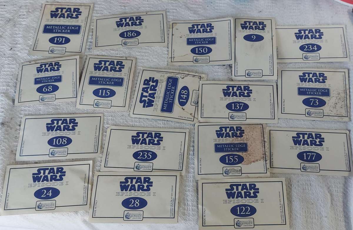 Ultra rare star wars stickers