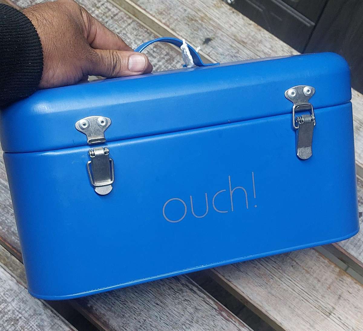 Never used metal first aid box 30cm x18cm x 15cm