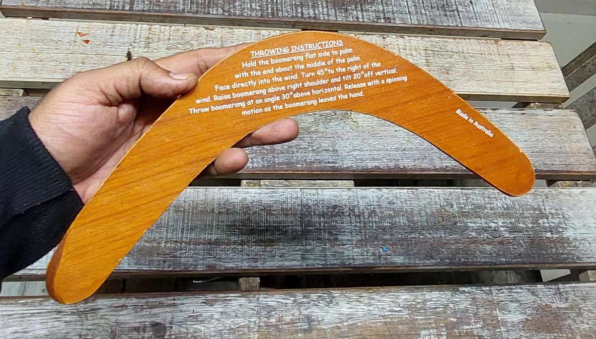 Genuine Australian Boomerang never used