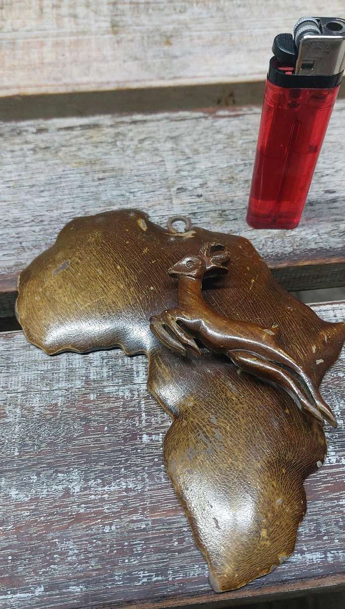 Vintage 1950s springbok on africa