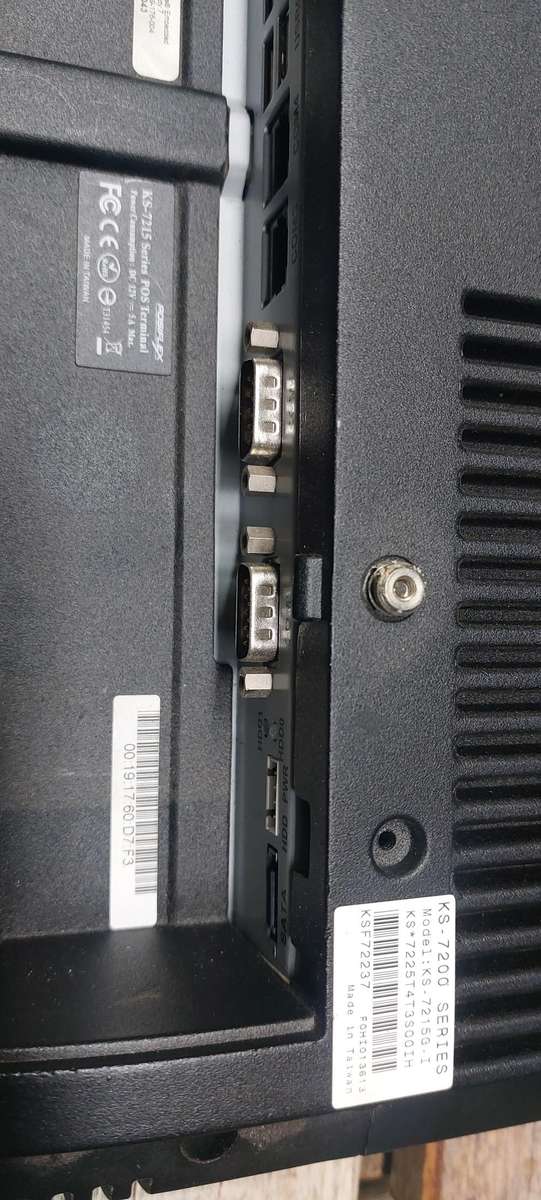 Touch screen retail screen sold as not working