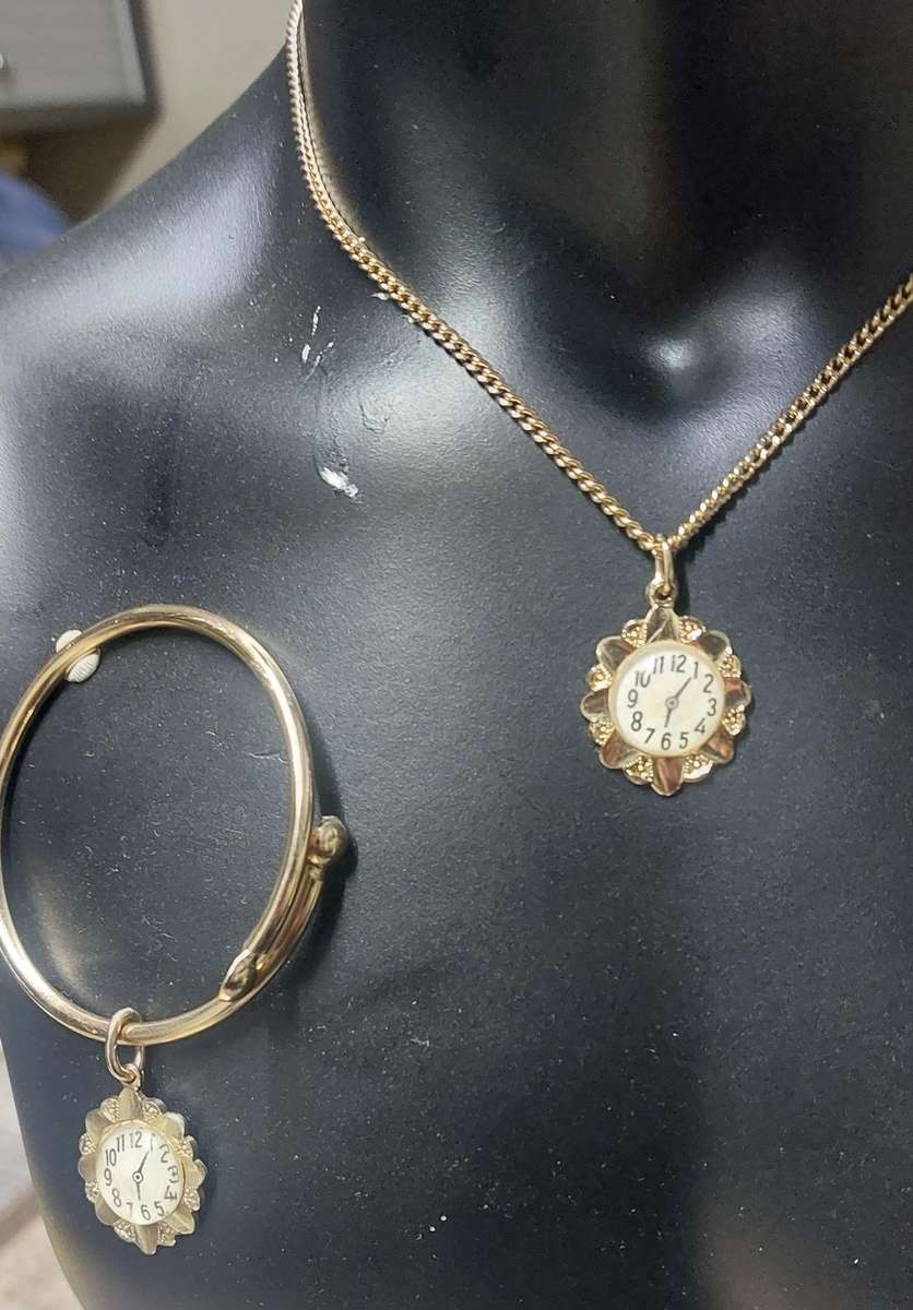 Vintage kids neck chain and hand chain