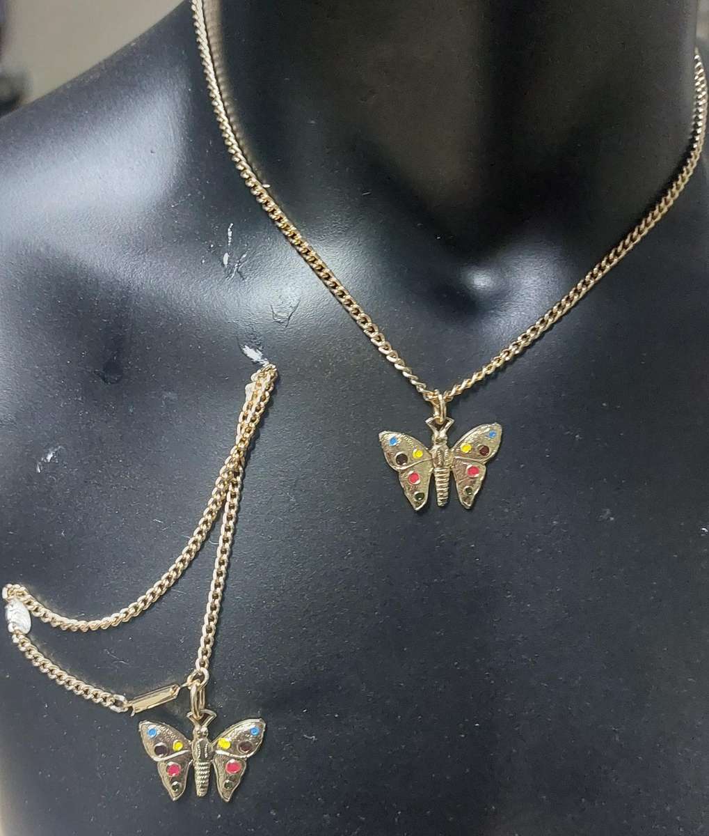 Vintage kids neck chain and hand chain