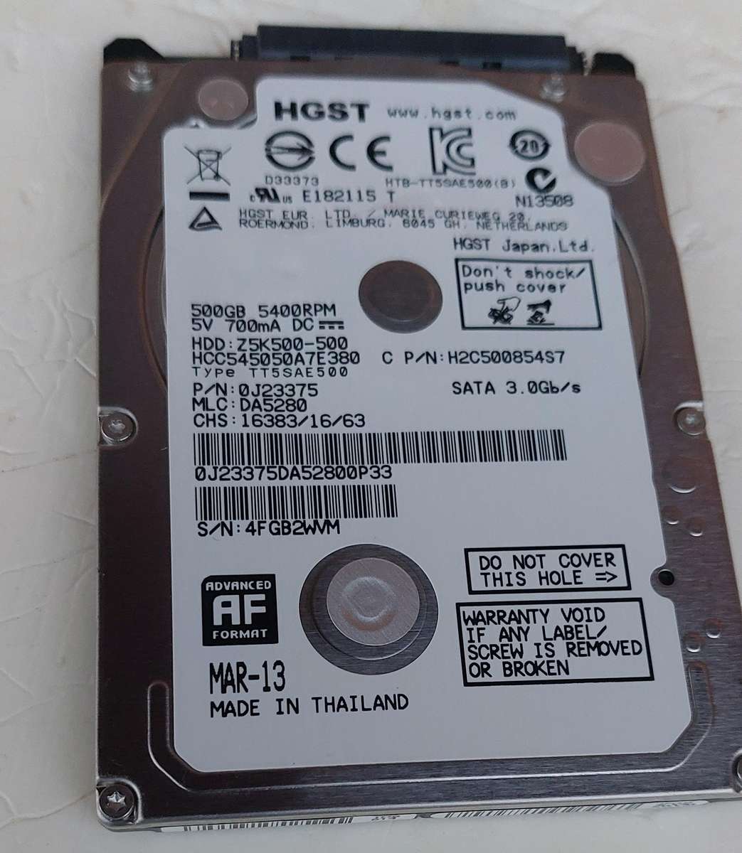 500gb hard drive