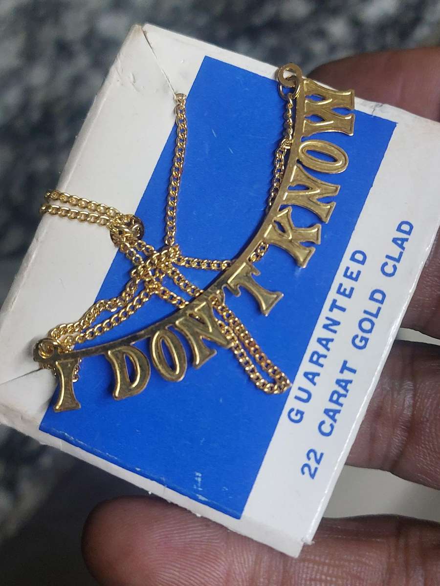 Vintage chain and pendant