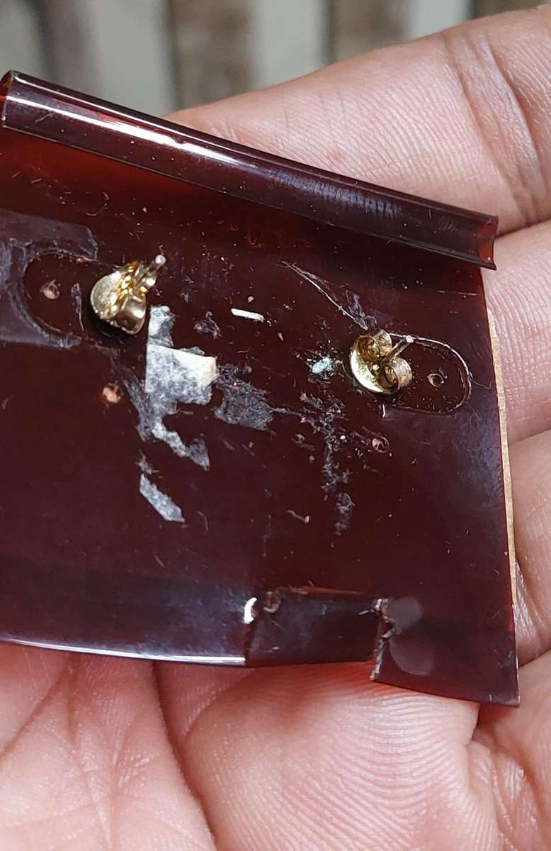 Vintage cross earrings