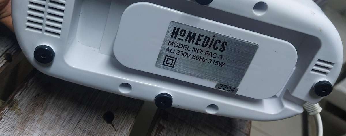 Homedics facial steamer works perfectly