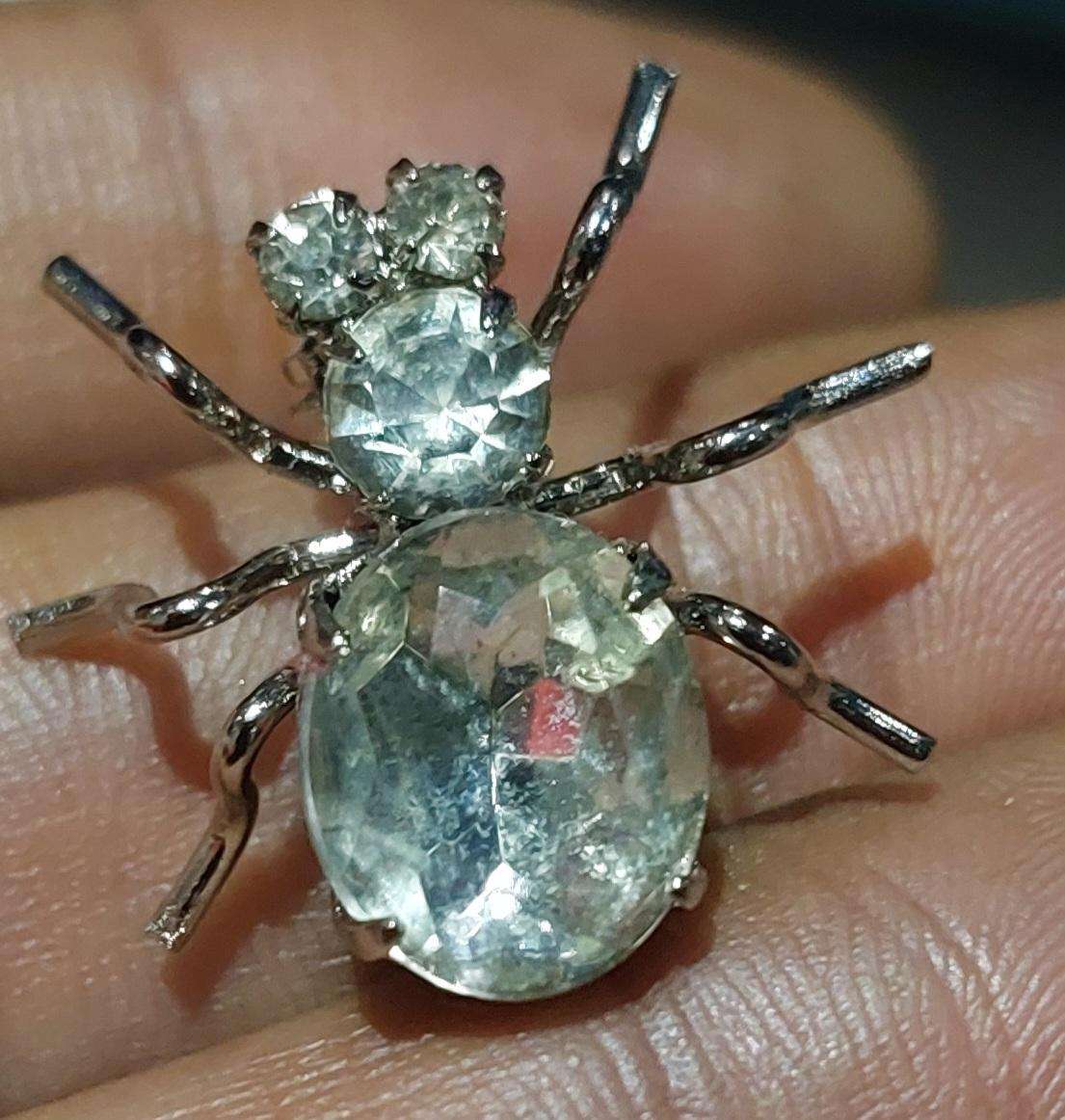 Vintage insect brooch never used