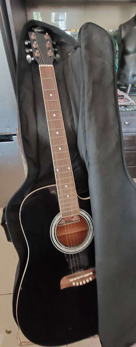 Oscar Schmidt Acoustic/Electric Guitar missing 1 string incl carry bag