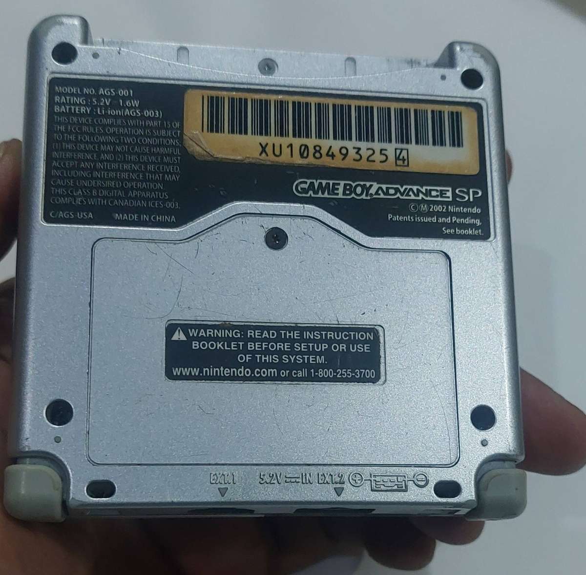 Vintage Game Boy Advance SP