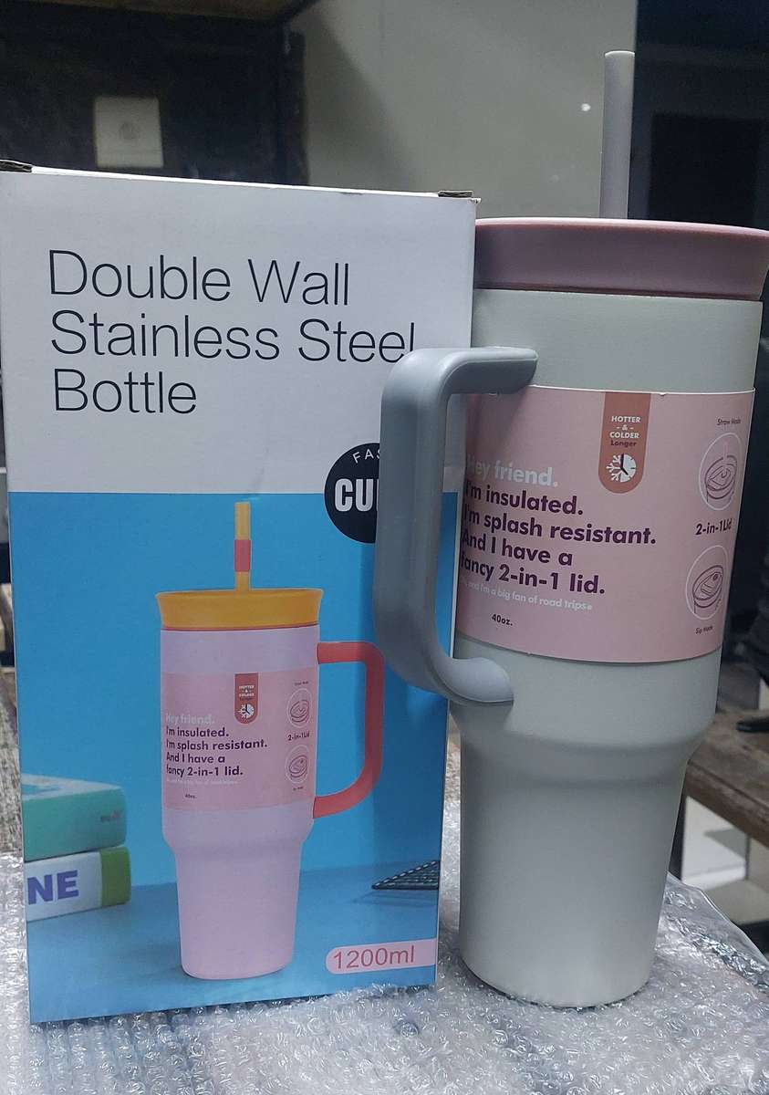 Double wall stainless steel Stanley inspired mugs